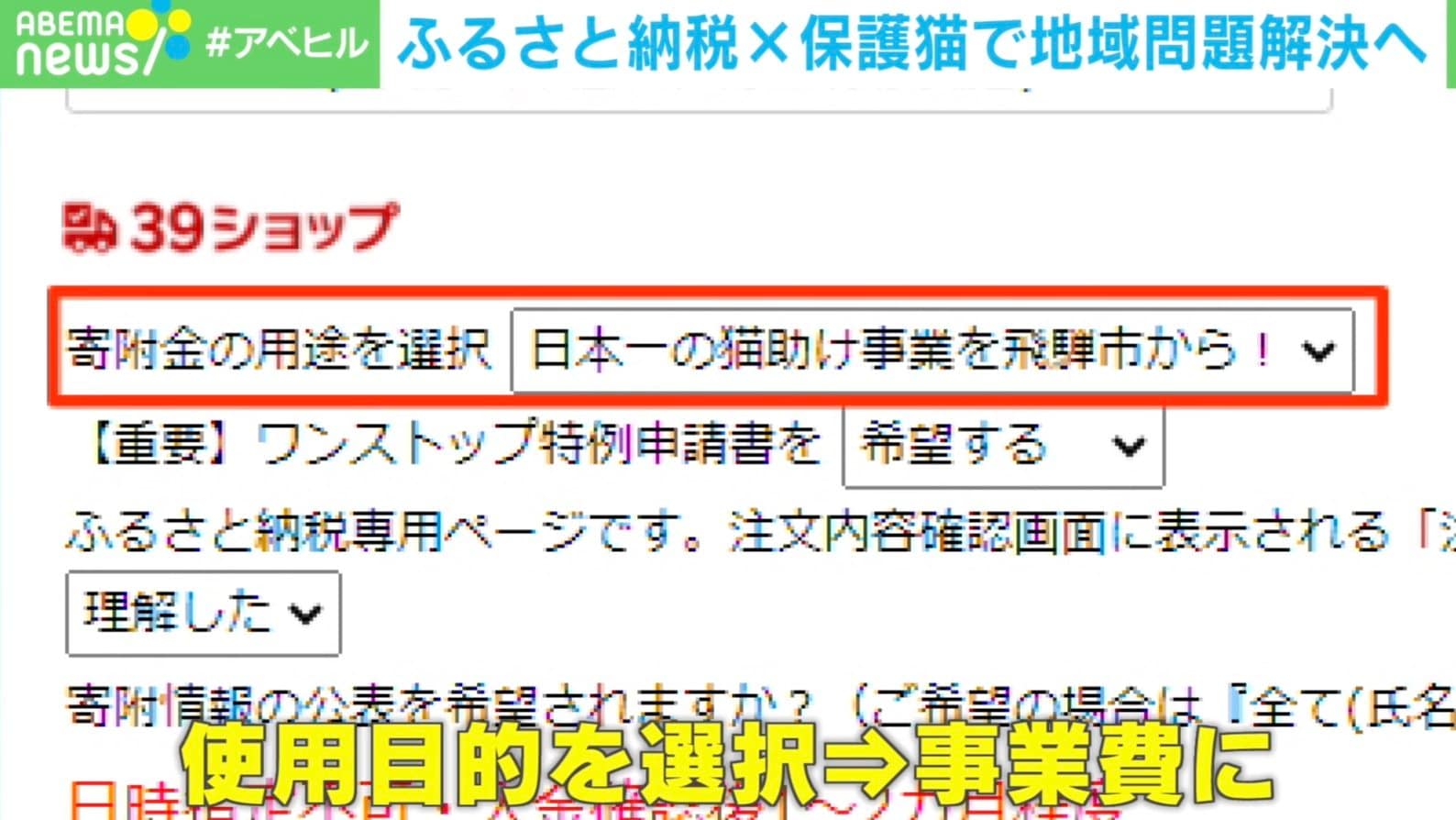 ふるさと納税が保護猫を救う まちづくりプロジェクトで環境問題も解決へ 全ての人にプラスになる事業に Abematimes Goo ニュース