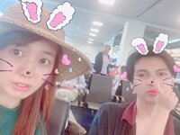 川崎希『飛行機に乗り遅れた～涙』