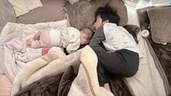 辻希美、夜泣きした次女・夢空ちゃんに寄り添う三男・幸空くんの姿を公開「可愛すぎた」