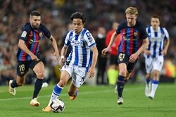 ソシエダが“王者”を撃破！　久保建英は追加点の起点に…バルサは“凱旋試合”で勝利ならず