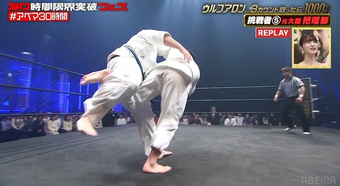 200キロの元大関を“一瞬”で崩したウルフアロンの“技術”に反響 新日本プロレス・棚橋弘至社長「一回フェイントを入れていた」ご満悦 5枚目