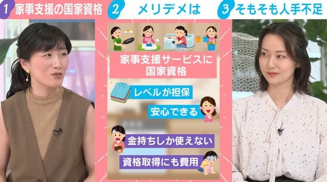 家事支援サービスに国家資格