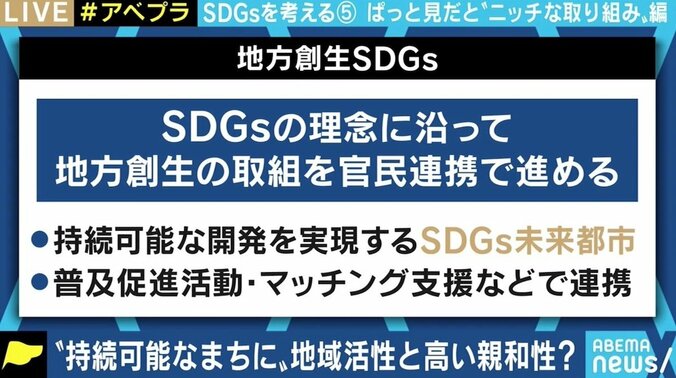 「既存のまちづくりにSDGsのラベルを貼っただけの“後付けマッピング”ではダメ」 経済と環境の両立には資本主義を変えるくらいの取り組みが必要？ 2枚目