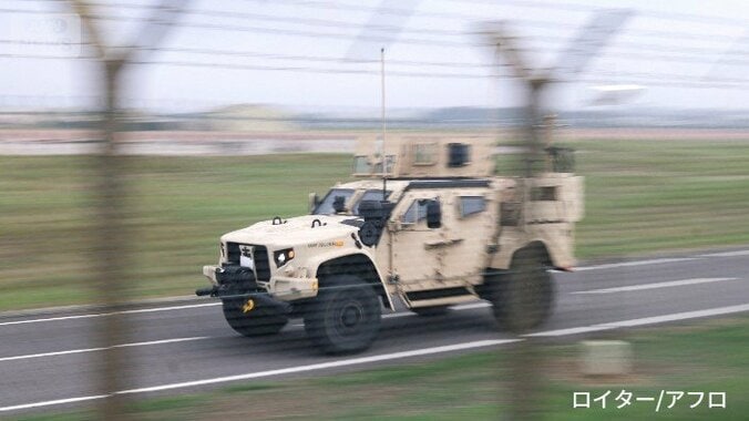 フェアフォード空軍基地内を警戒するLTV・軽戦術車両　2026年9月29日