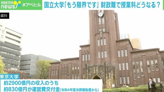 【写真・画像】国立大学「もう限界です」財政難に授業料値上げの動き いま考える「大学教育の受益者は誰？」　1枚目