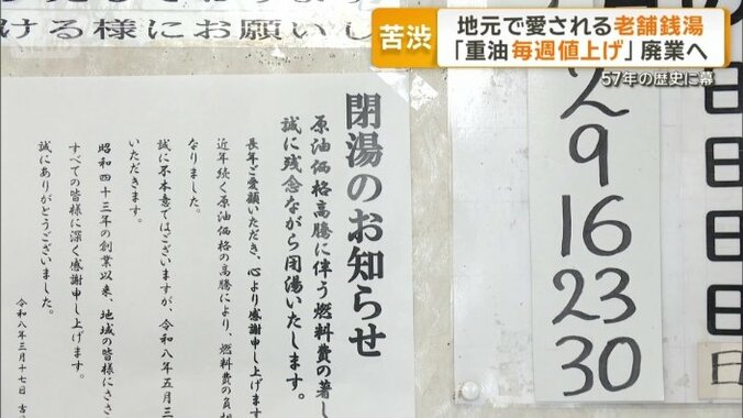 57年の歴史に幕