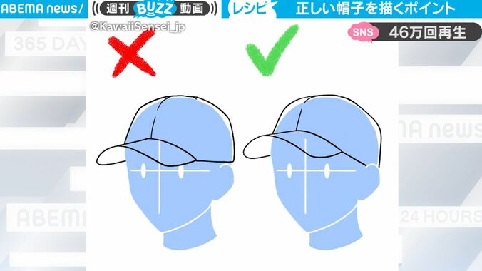 この動画を見たらイラストが上手く書ける！ 初心者にも嬉しい“作画のコツ”がネット上で話題に  「これが欲しかった」「保存します」 1枚目