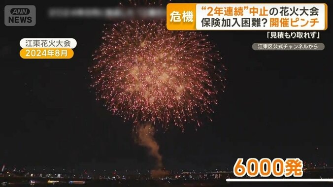 2年連続中止の東京・江東花火大会　保険加入困難？ピンチ　冬開催可能性は 1枚目