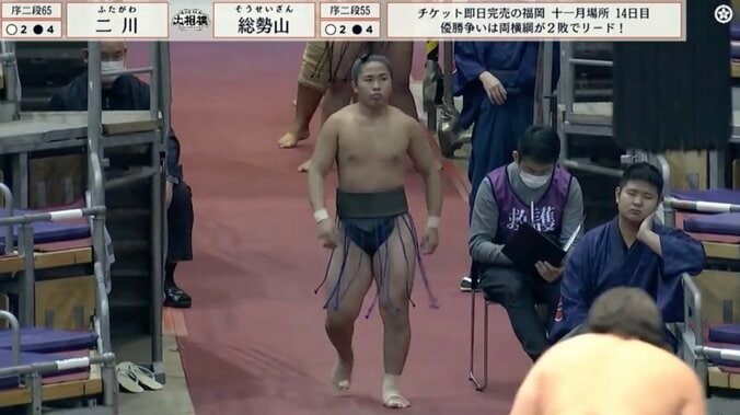 エグい太さ…小兵力士の極太脚