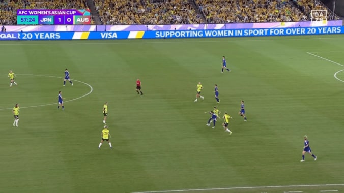 「男子代表にも欲しい」長谷川唯の“高速ダブルタッチ”にファン感嘆！大会MVPら豪州2人を一瞬で翻弄「うっま」【女子アジア杯】 3枚目