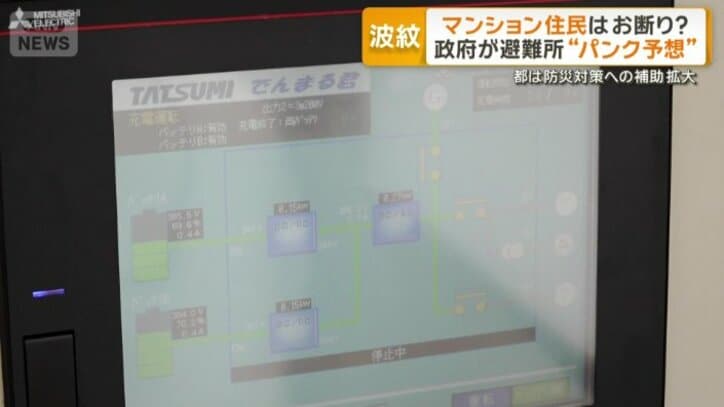 非常用発電機の設置費用を都が3分の2まで補助