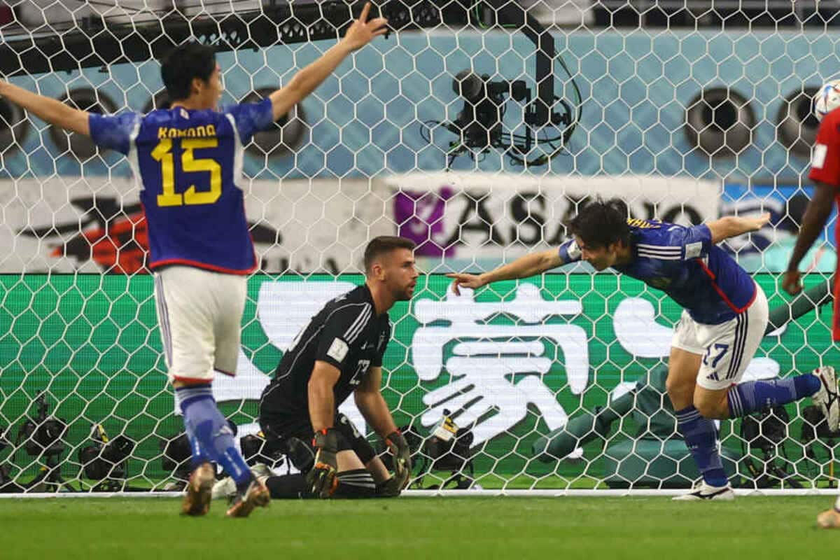 W杯 大金星の日本決勝ゴール スペイン紙が 賛否両論 と指摘 ボールは外に出た Football Zone Fifa ワールドカップ 22 完全ガイド By Abema