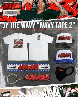 JP THE WAVY、最新EP「WAVY TAPE 2」の オフィシャルマーチャンダイズを公開！