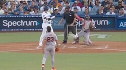 えっ、嘘だろ…！？ 大谷翔平が驚いた“疑惑の1球”　審判に見せたリアクションが話題に「入ってた？」「ボールっぽいぞ」