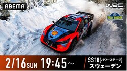 ABEMA、WRCラリー・スウェーデンの注目ステージを無料生中継 勝田貴元選手の特別企画も放送