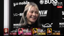 美女姉妹雀士・二階堂亜樹、痺れるロングゲームでのトップに笑顔もヘロヘロ「疲れました」／麻雀・Mリーグ