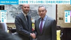 中国・王毅外相 ｢日本批判｣同調呼びかけ フランス外相「『1つの中国』政策を堅持する」
