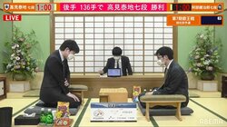 高見泰地七段、阿部健治郎七段下しブロック決勝進出 2度目の叡王へ本戦出場まであと1勝／将棋・叡王戦