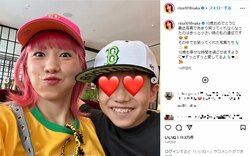 「ずっとずっと愛してる」仲里依紗、頬を寄せあった“親子ショット”で長男の誕生日を報告