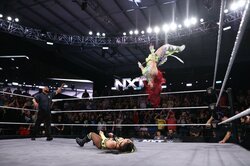 「天才だ」日本人女子レスラーの“一瞬のひらめき”超アクロバティックな「神回避」→超絶フィニッシュがスゴすぎた