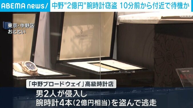 「中野ブロードウェイ」の高級時計店