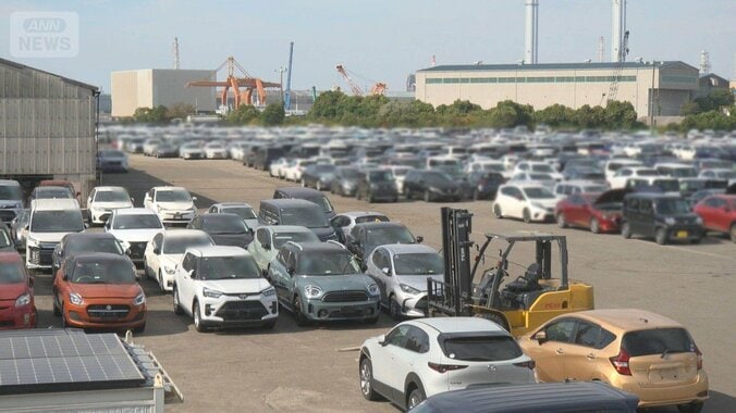 日本で廃車「水没車」も海外では“宝の山”　平均47万円に　豪雨被害1700台集結 1枚目
