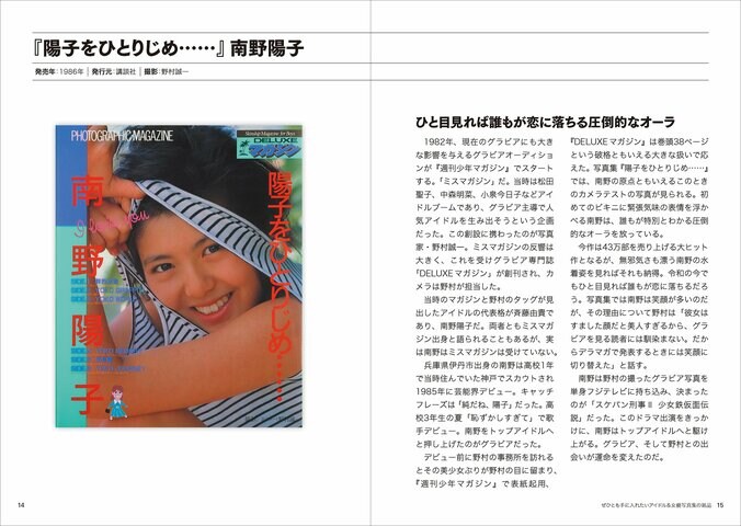 1980年代以降の108タイトルを紹介した『一度は見たい！ アイドル＆グラビア名作写真集ガイド』が発売 3枚目