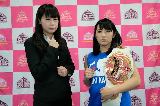 「お尻の硬さには自信ある」“筋肉アイドル”才木玲佳、2度目の防衛戦は辰巳リカ　10.29王子で急きょ前哨戦 2枚目