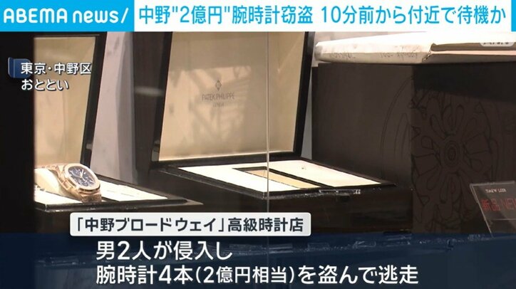 「中野ブロードウェイ」の高級時計店
