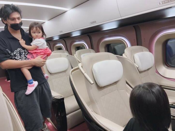  アレク、貸し切りだった新幹線に「さすがのんちゃん」 