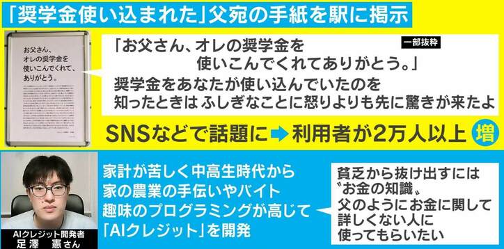 奨学金“300万円”使い込んだ父に「ありがとう」 広告主を取材「もう少しお金の知識や考え方が違っていれば…」