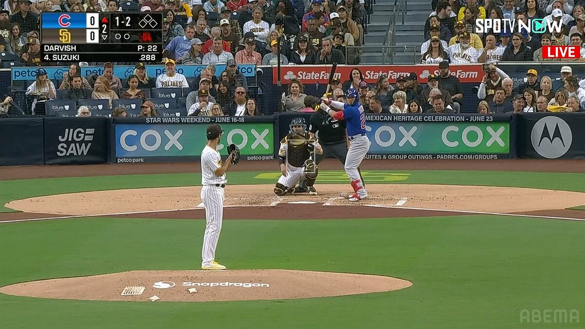 ダルビッシュ有、日米通じて初対戦の鈴木誠也から貫禄の奪三振！151