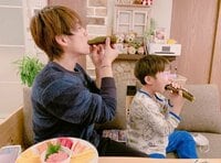 辻希美、家族で手作り恵方巻きを堪能「やっぱり炭水化物はいいですね笑」