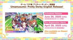 "Umamusume: Pretty Derby" English Version Release Confirmed! Compatible with iOS, Android, and Steam