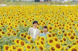 別居中の夫婦がひまわり畑へ 映画『渇水』より生田斗真＆尾野真千子の場面写真到着