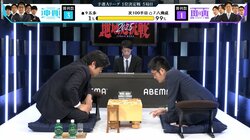 “フィッシャー王”関西A・稲葉陽八段、長い指先を使った迫力の読み切りの姿が話題 「指さし確認よし！」「かっけー」の声続々／将棋・ABEMA地域対抗戦