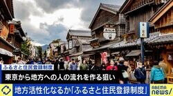 地方創生推進！政府「ふるさと住民登録制度」創設へ…課題と可能性は？