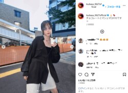 本田翼、アイス片手に美しい“デコルテ”を大胆披露「はあああ可愛い」「服アイスカラーだ！」の声