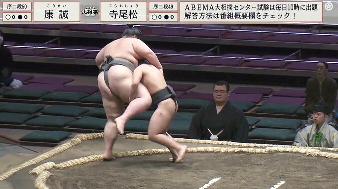 序二段五十枚目・康誠（秀ノ山）