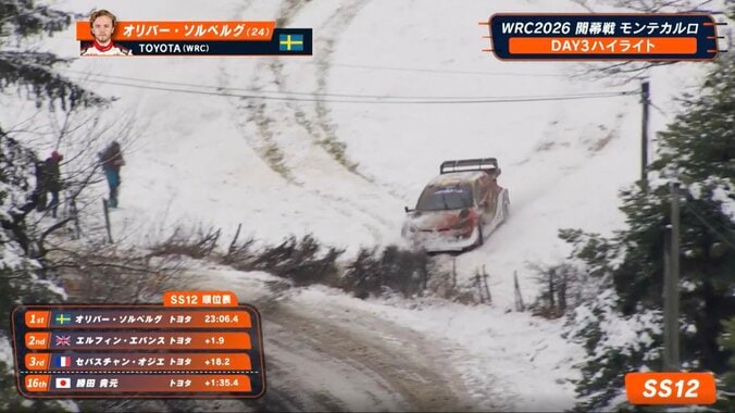 「ゲームでしかやったことない技だよ！」世界最速ラリー車が雪道で規格外のリカバリー「よく戻ったな」反響続々 5枚目