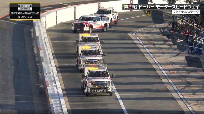 レースが「終わりません!」 残り2周で“またも”…異例の“延長戦追加”を招いた大混乱に実況絶句「まさかこんな最後の最後に荒れるとは」 3枚目