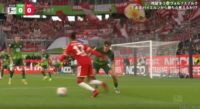 スタジアム騒然！フランス代表オリーセ、脳がバグる“衝撃ゴラッソ”「これは止められん」「エグすぎ」高速カットイン→ゴール左上を射抜く一撃 3枚目