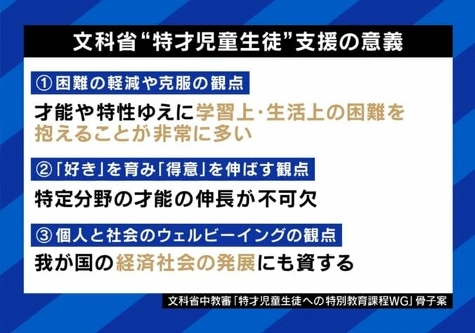 特才児童生徒　支援の意義