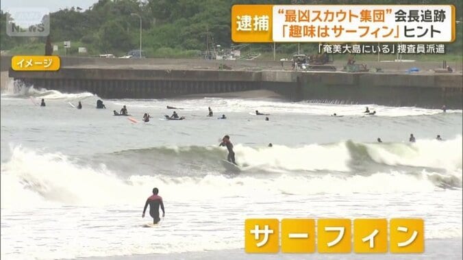 容疑者の趣味はサーフィン