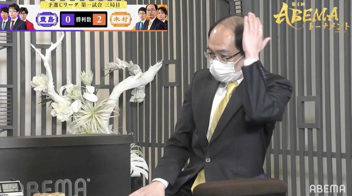 おじさん、強すぎ！木村一基九段、圧巻の3連勝 超早指しで攻守自在／将棋・ABEMAトーナメント