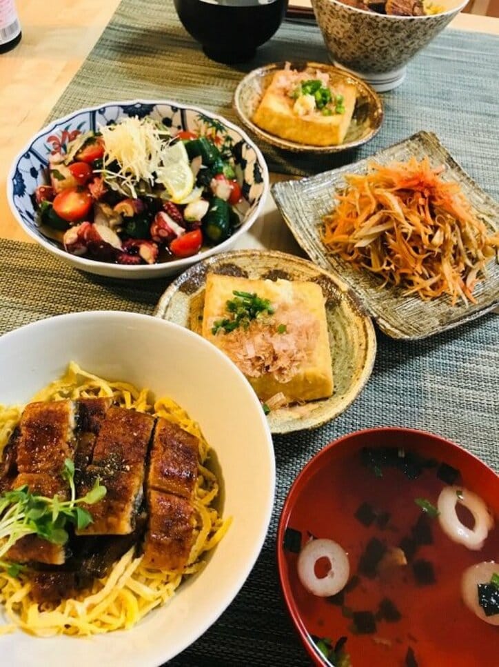 ニッチェ・江上、夫に好評だった豪華な夕食「お店の鰻丼みたい」