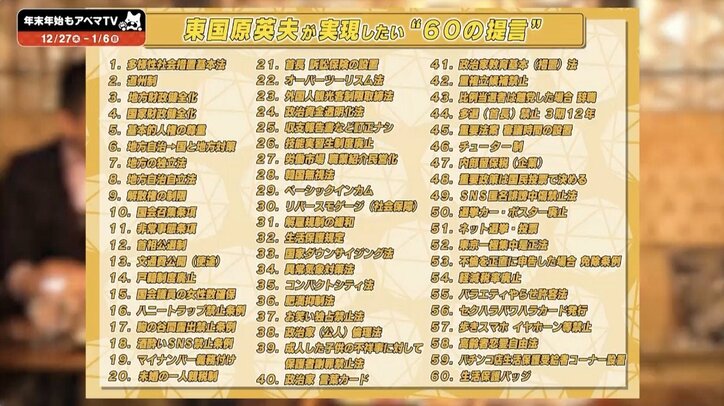 「もう一度、戊辰戦争だ！」東国原氏、道州制への思いを語る橋下氏に政界復帰促す