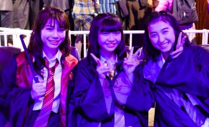 ローラースケートアイドル・Spindle『ファンタビ』レッドカーペットセレモニーに参加　高速スピンを披露！