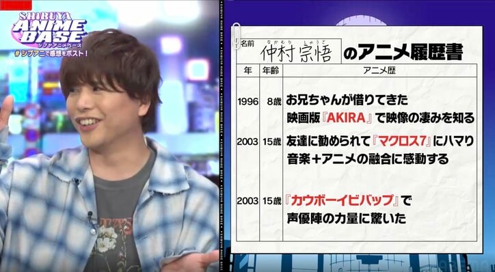 【写真・画像】仲村宗悟が語る“初恋の2次元ヒロイン”とXmasの苦い思い出とは？アニメ愛あふれる『#シブアニ』初登場回　3枚目