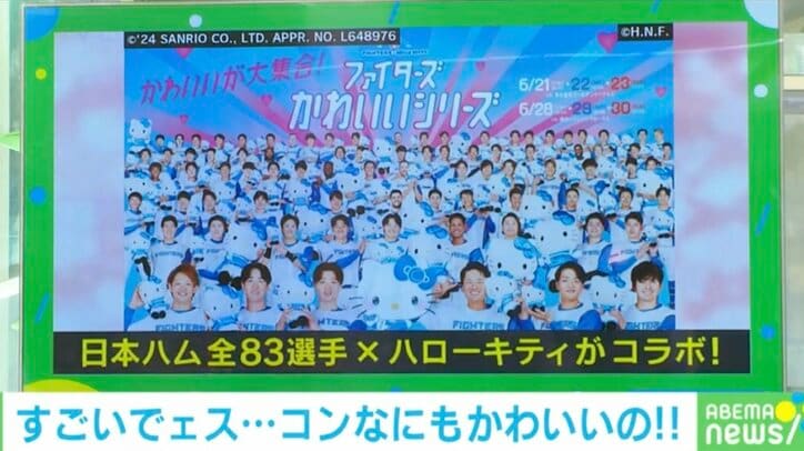【写真・画像】“最強にかわいい”日本ハム選手は誰だ？ 日本ハム全83選手とハローキティがコラボ 「ファイターズかわいいシリーズ」とは？　1枚目